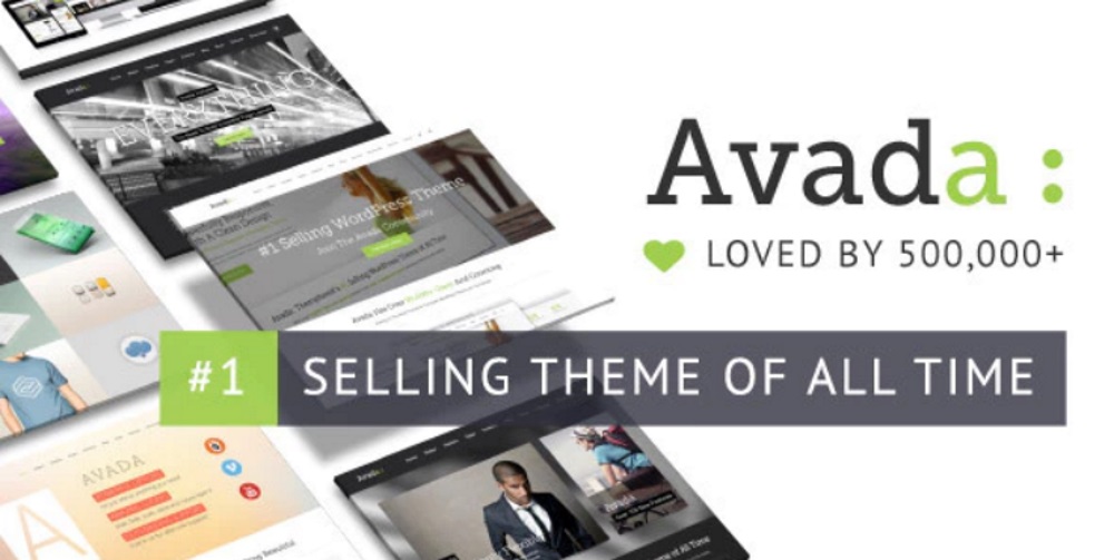 Avada Premium WordPress-thema Themefusion Themeforest Avada is verreweg het beste en het meest gedownloade WordPress thema ooit